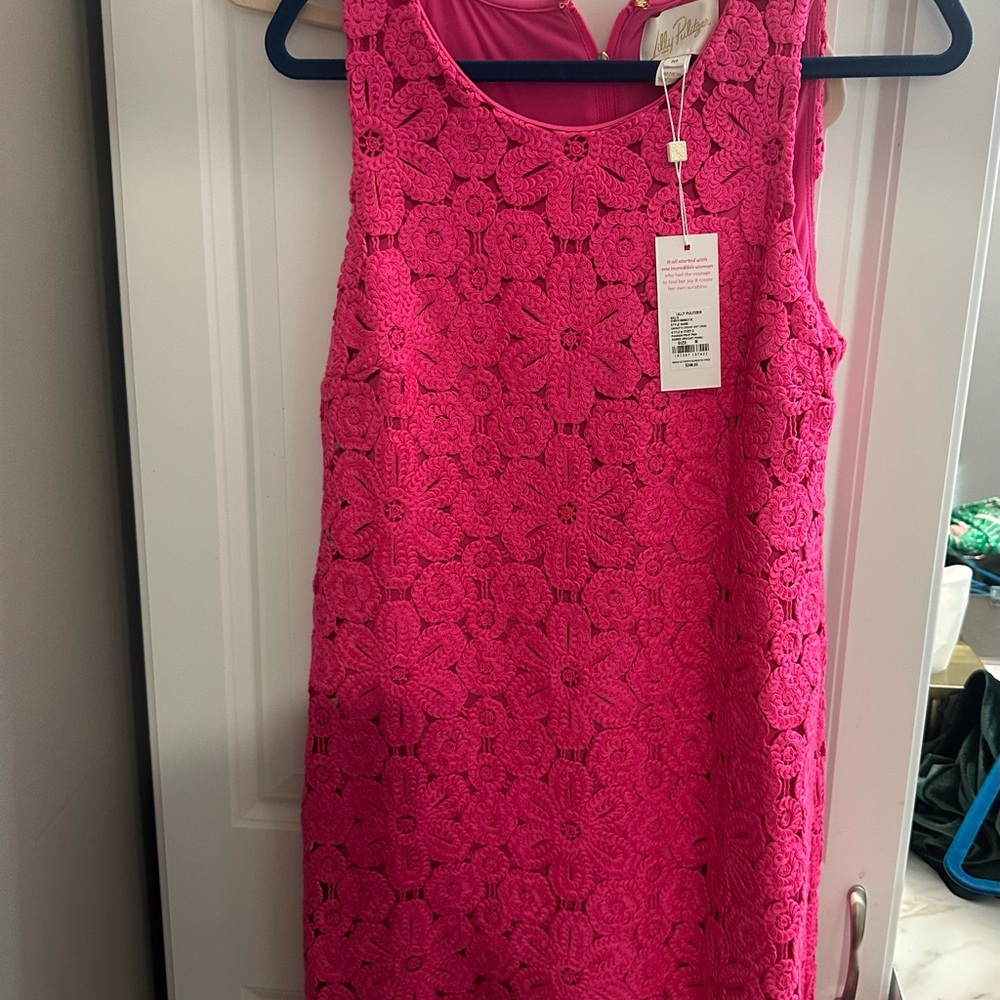 Lilly Pulitzer Vibrant Pink Floral Mini Dress